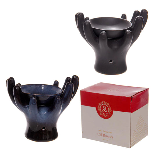 Open Hands Ceramic Oil Burner – Κεραμικός Καυστήρας Αιθέριων Ελαίων