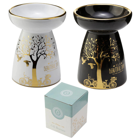 Golden Tree Ceramic Oil Burner – Κεραμικός Καυστήρας Αιθέριων Ελαίων & Αρωματοθεραπείας