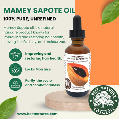 Mamey Sapote (Sapuyulo) Oil (organic, cold pressed, unrefined)